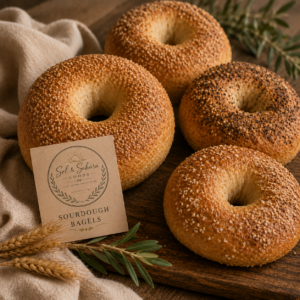 Sourdough Bagels
