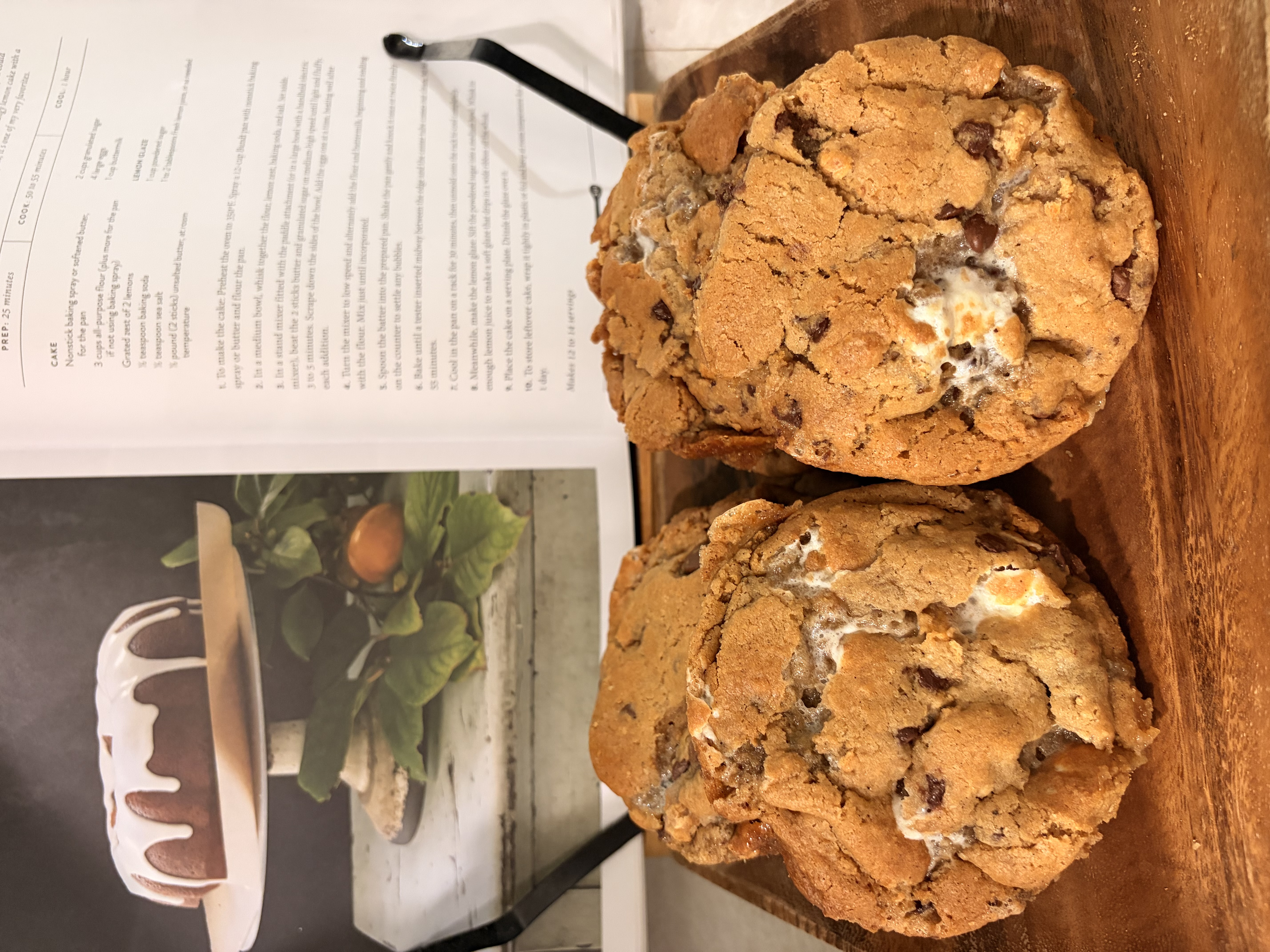 Brown butter s’mores cookies made by Sol & Sahara Goods